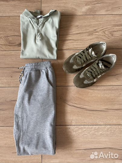 Брюки поло кроссовки