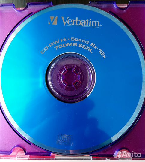 Перезаписываемые CD-RW 700mb TDK, Verbatim