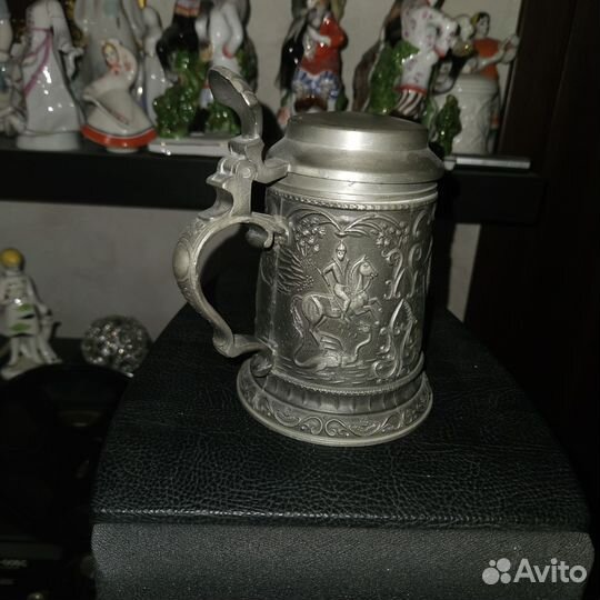 Кружка пивная олово Германия 2