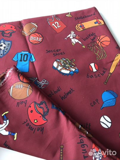 Отрез. Итальянский хлопок сток D&G