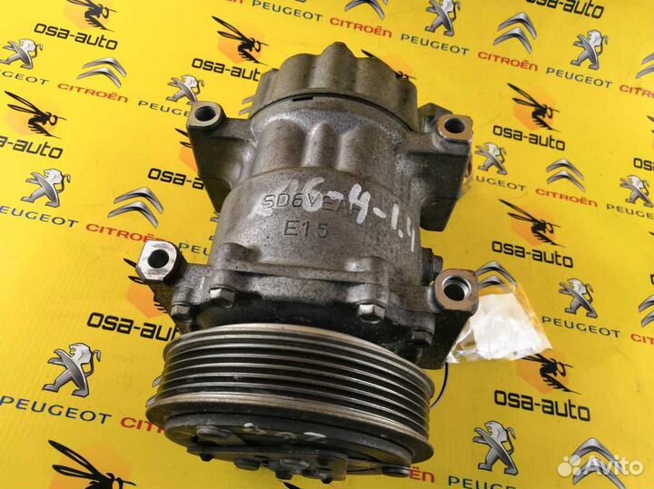 Компрессор кондиционера peugeot 206 307 citroen C2