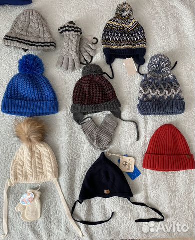 Шапки детские Zara, next