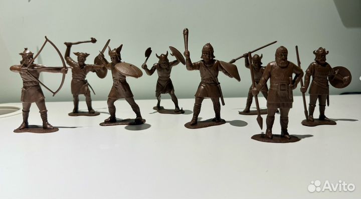 Солдатики викинги СССР и индейцы