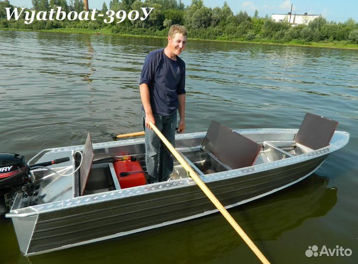 Новая моторная лодка Wyatboat 390У в наличии