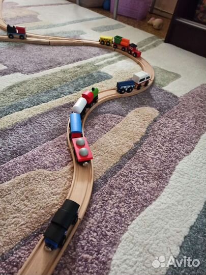 Деревянная железная дорога IKEA