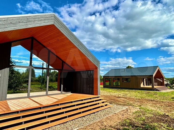 Коттедж 132 м² на участке 11 сот.