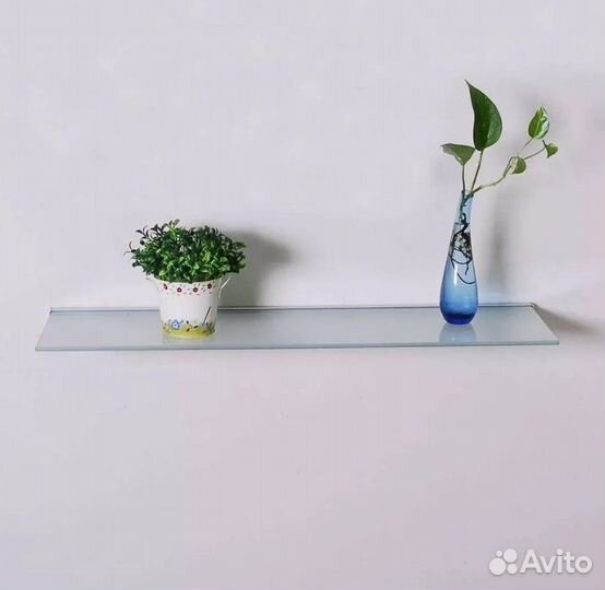 Стеклянные полочки на заказ