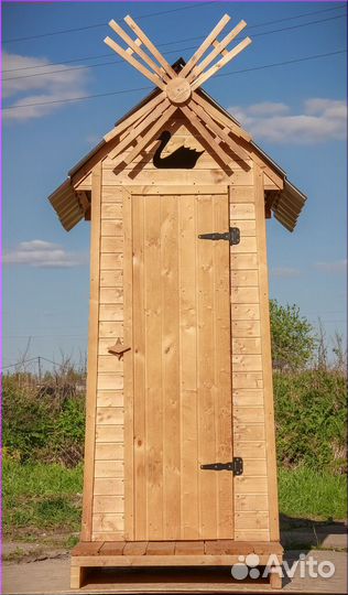 Уличный туалет с установкой