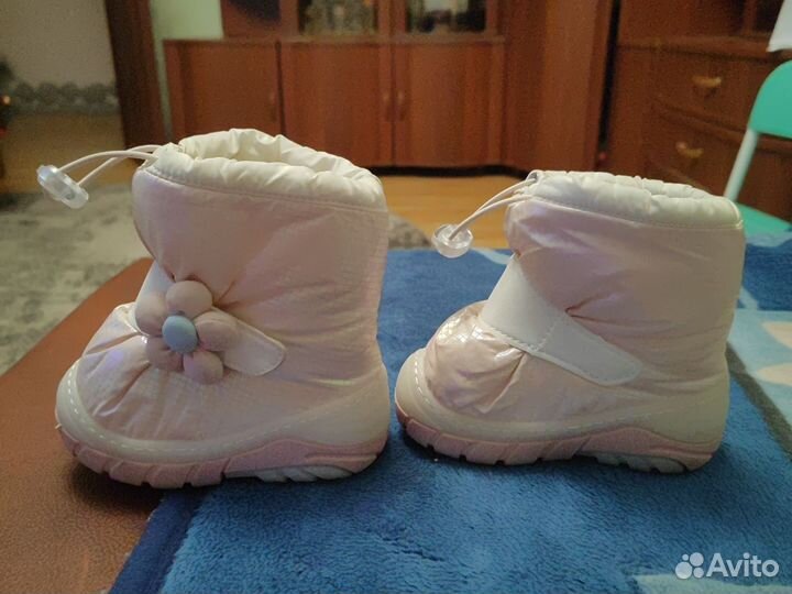 Ботинки зимние для девочки 19 размер