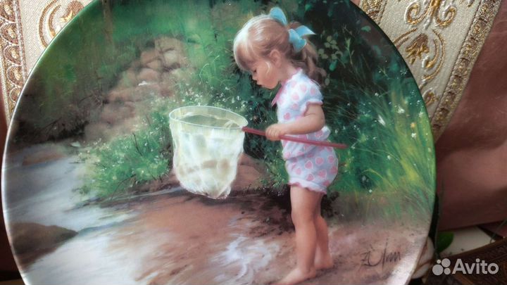 Винтажная декоративная тарелка Pemberton & Oakes