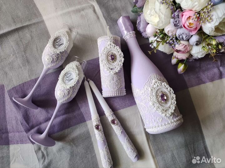 Бокалы на свадьбу, аксессуары для свадьбы