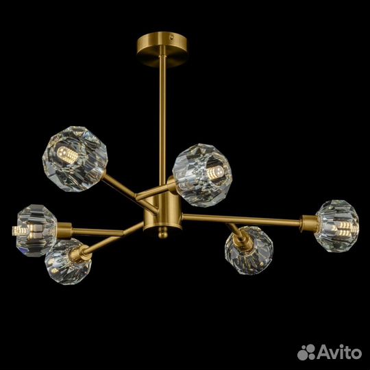 Люстра подвесная в спальню современная