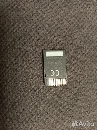 Карта памяти sony memory stick pro duo