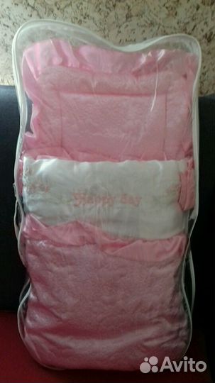 Конверт и одеяло на выписку для девочки