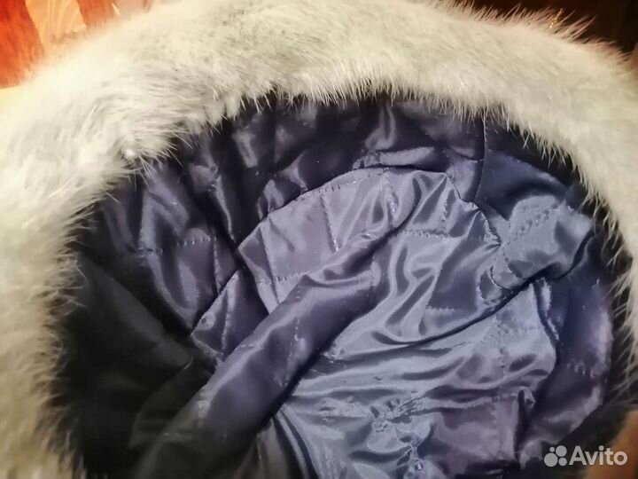 Норковая шапка - формовка, 57-58 размер