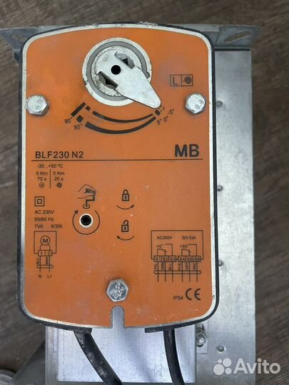 Противопожарный клапан с приводом BLF230N2 belimo