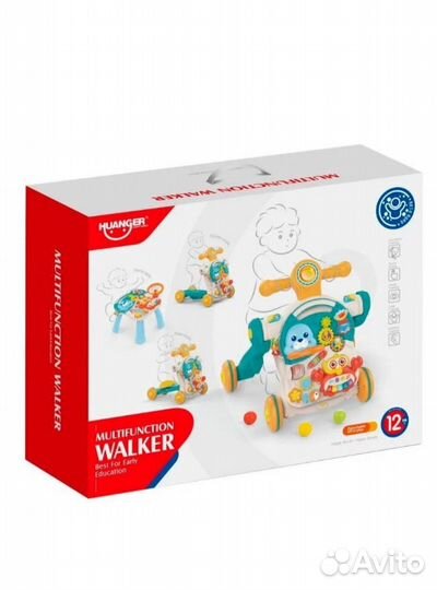 Развивающие центр трансформер, ходунки