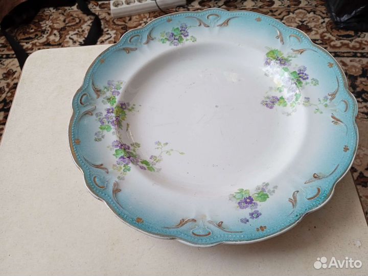 Старинный полуфарфор Англия 7 шт