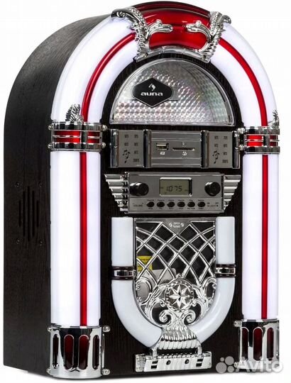 Блютуз музыкальный центр Auna Usb Mp3 CD Fm новый