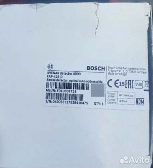 Bosch FAP-425-O и bosch MS 400