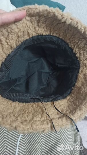 Панама меховая женская