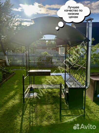 Мангал с крышей