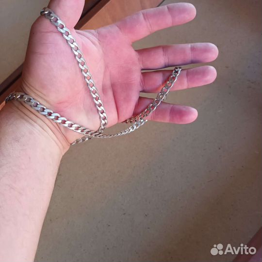 Серебряная цепочка мужская