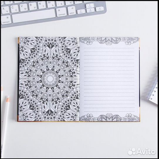 Блокнот раскраска 