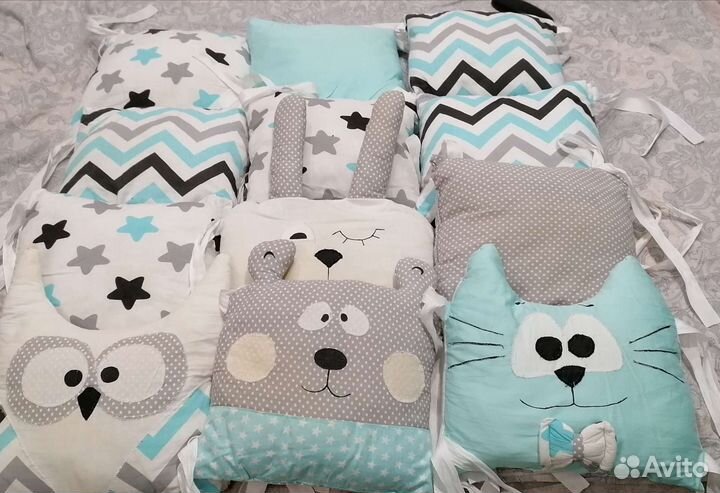 Бортики в детскую кроватку