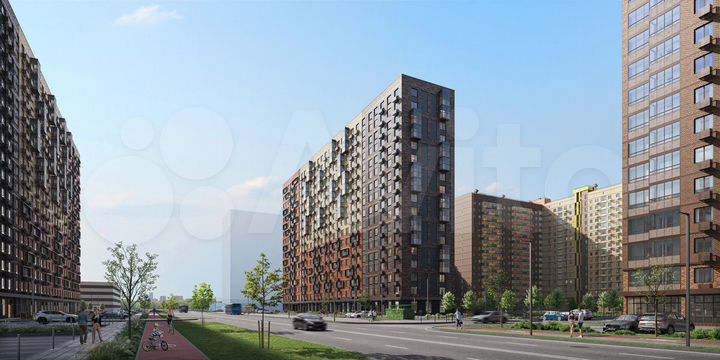 2-к. квартира, 58,7 м², 17/17 эт.