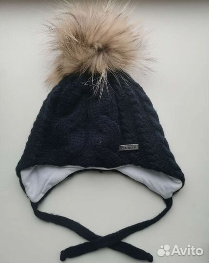 Шапка зимняя для мальчика от 6 мес до 2 лет