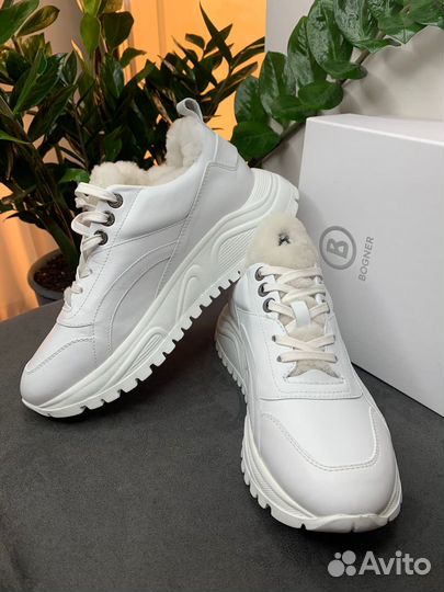 Кроссовки 40 Bogner зима нат кожа нат мех