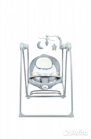 Качели 2в1 babyton relax grey