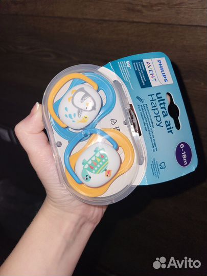 Соска пустышка avent 6 18 новые