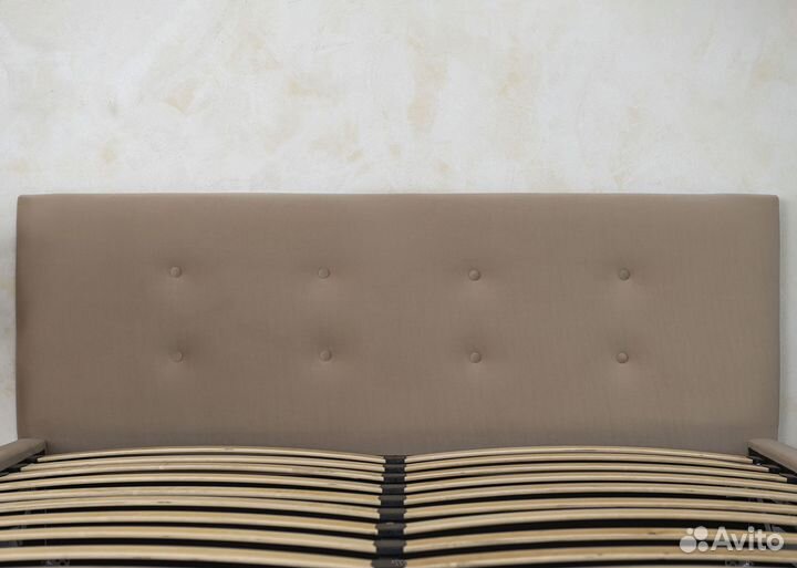 Кровать двуспальная 180х200 Роза велюр