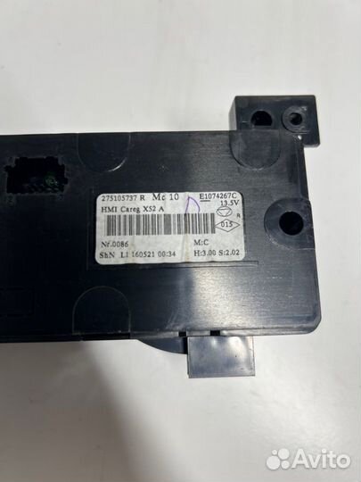 Блок управления климат-контролем Renault Logan