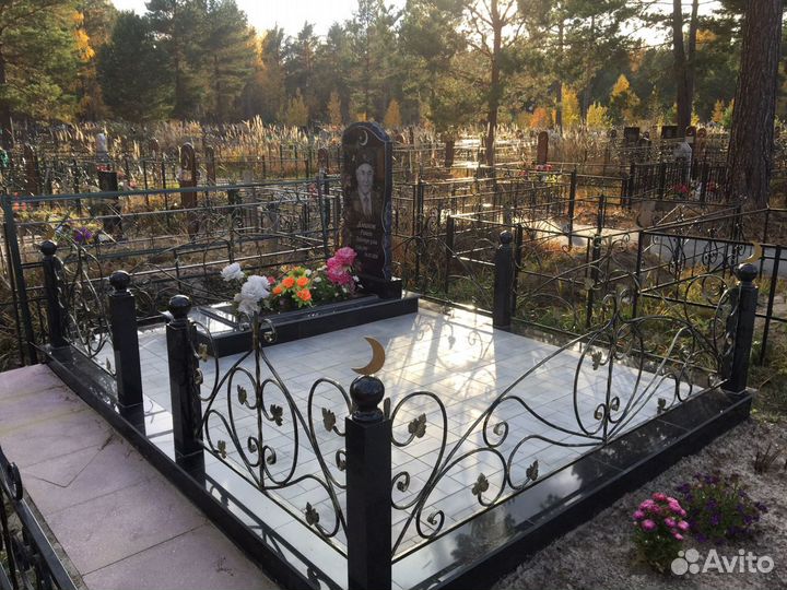 Памятники,оградки в Тюмени