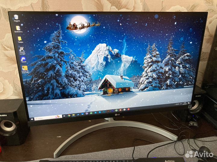 Мощный игровой пк с 4К монитором