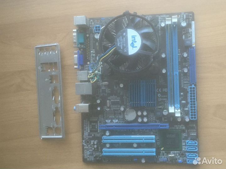 Комплект мать проц LGA 775