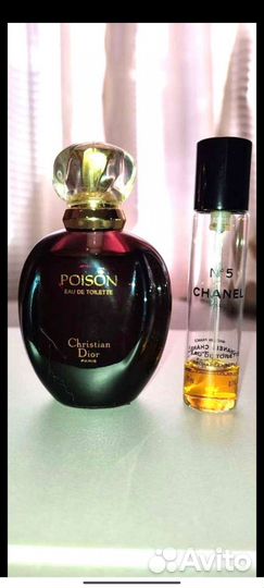 Духи Dior Poison винтаж Chanel N 5 Oригинал