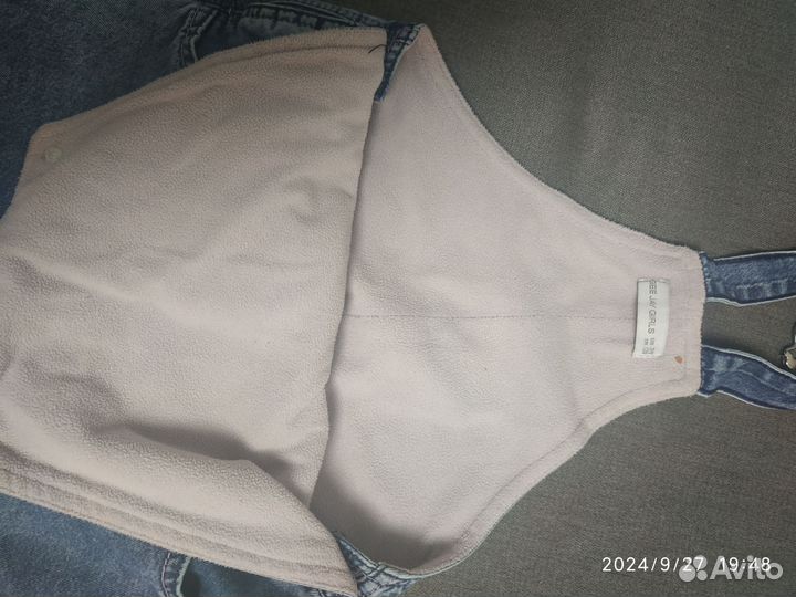 Комбинезон джинсовый на девочку