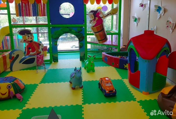 Игровое напольное покрытие коврики-пазлы Эконом