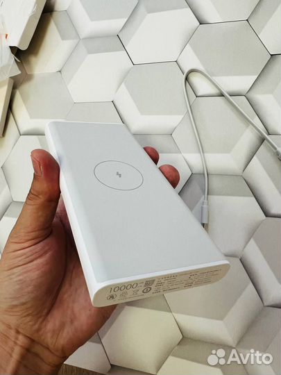 Power Bank Xiaomi 10000 mAh, белый 1:1