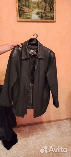 Кожаная куртка мужская