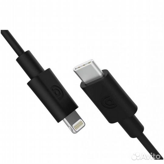 Кабель Griffin USB-C/Lightning Cable 1.2m Black