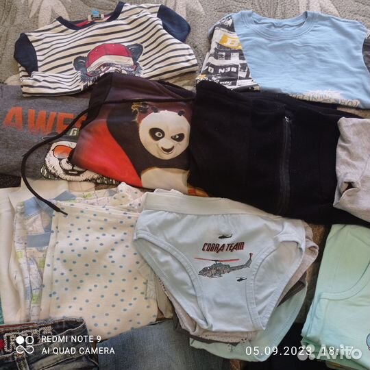 Вещи пакетом на мальчика 4-6 лет