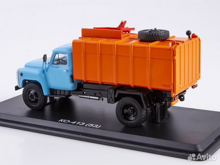 Коллекционная модель газ 53 мусоровоз ко-413