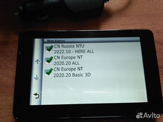 Навигатор Garmin Nuvi с Картой Europe и РФ