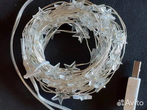 Гирлянда нить звездочки