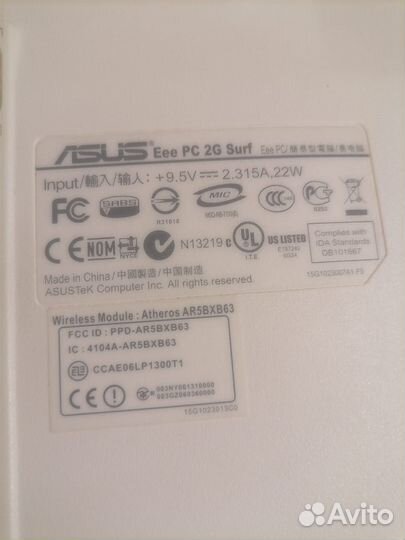 Нетбук asus